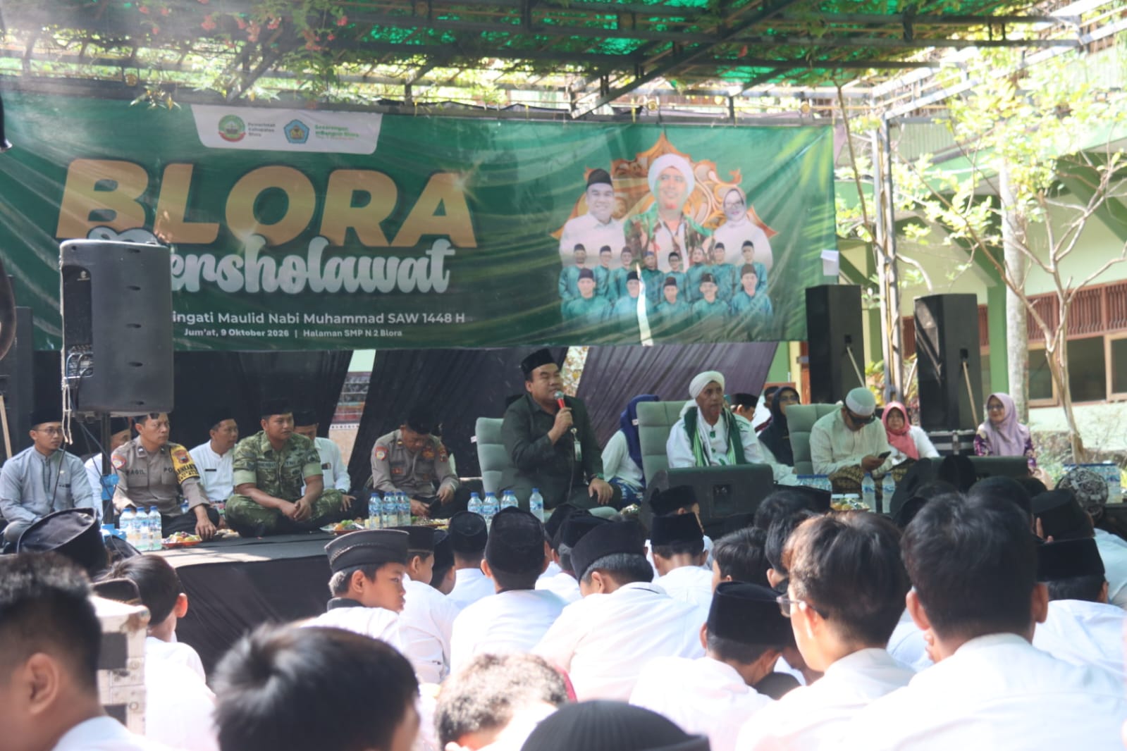 Dari Desa ke Kursi Bupati, Arief Rohman Motivasi Siswa SMPN 2 Blora